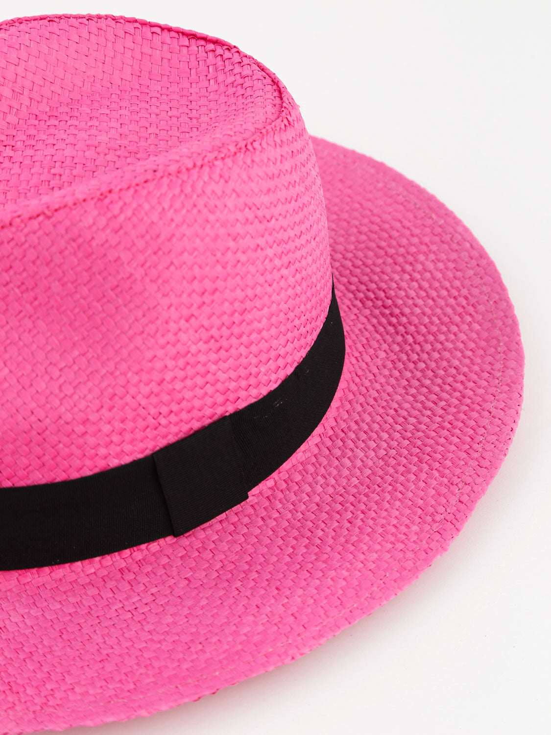 Birago - Hat With Black Ribbon Pink