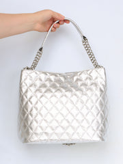 Quilted leather bag