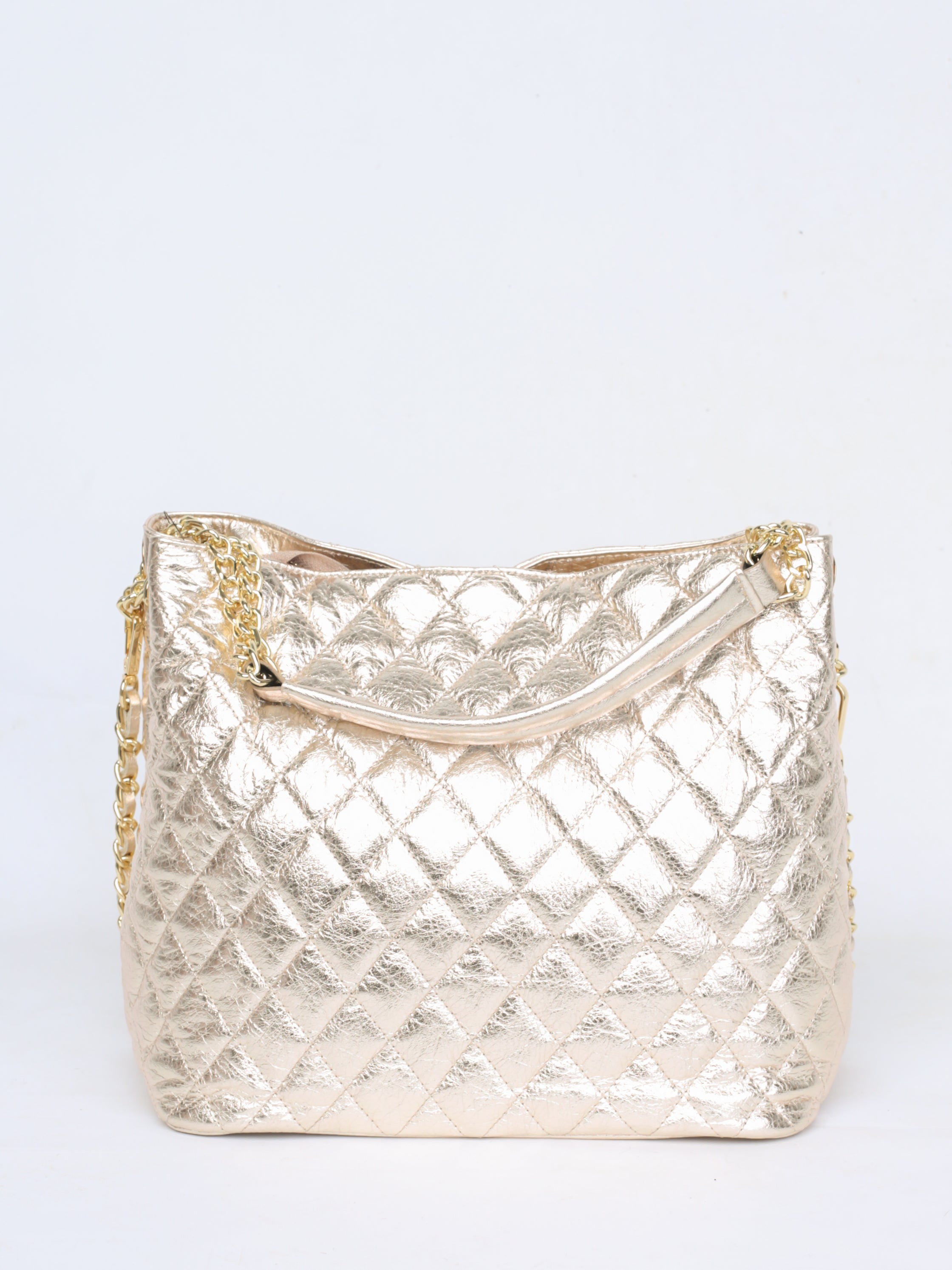 Quilted leather bag