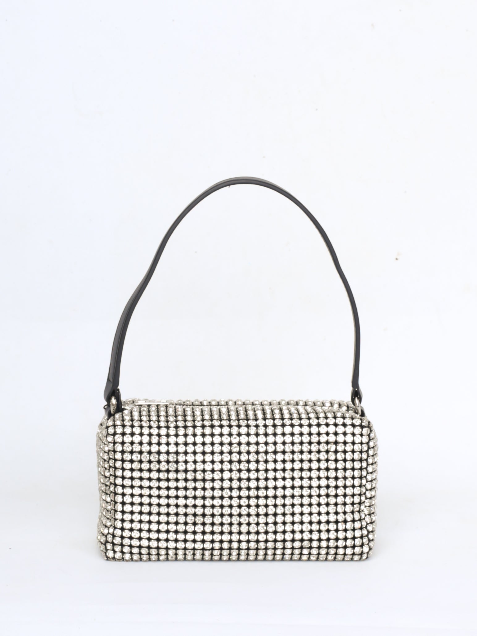 Bling bag with handle and chain