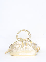 Bag with strap gold