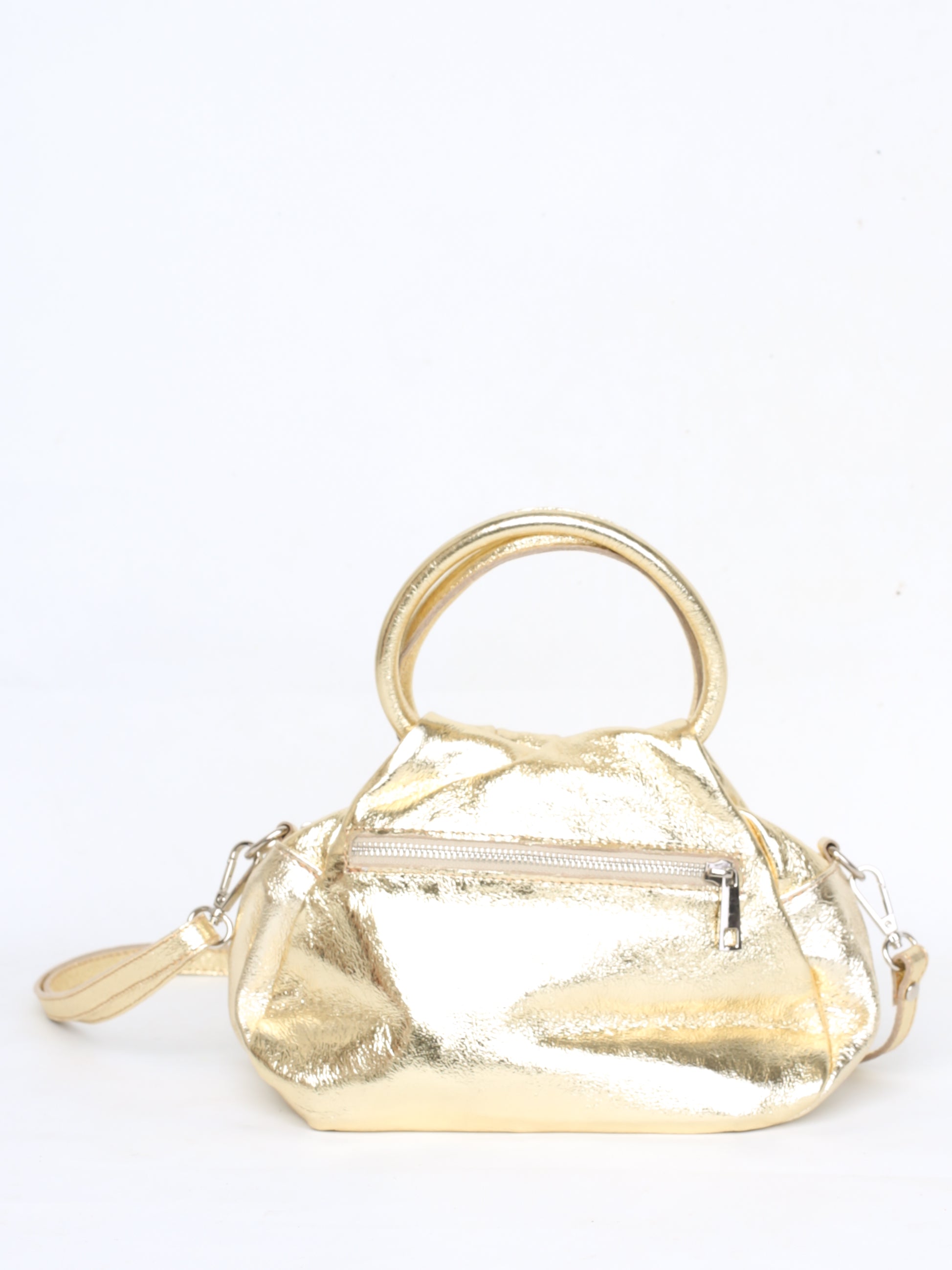 Bag with strap gold