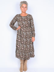 Soyaconcept viscose dress with floral pattern