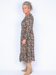 Soyaconcept viscose dress with floral pattern