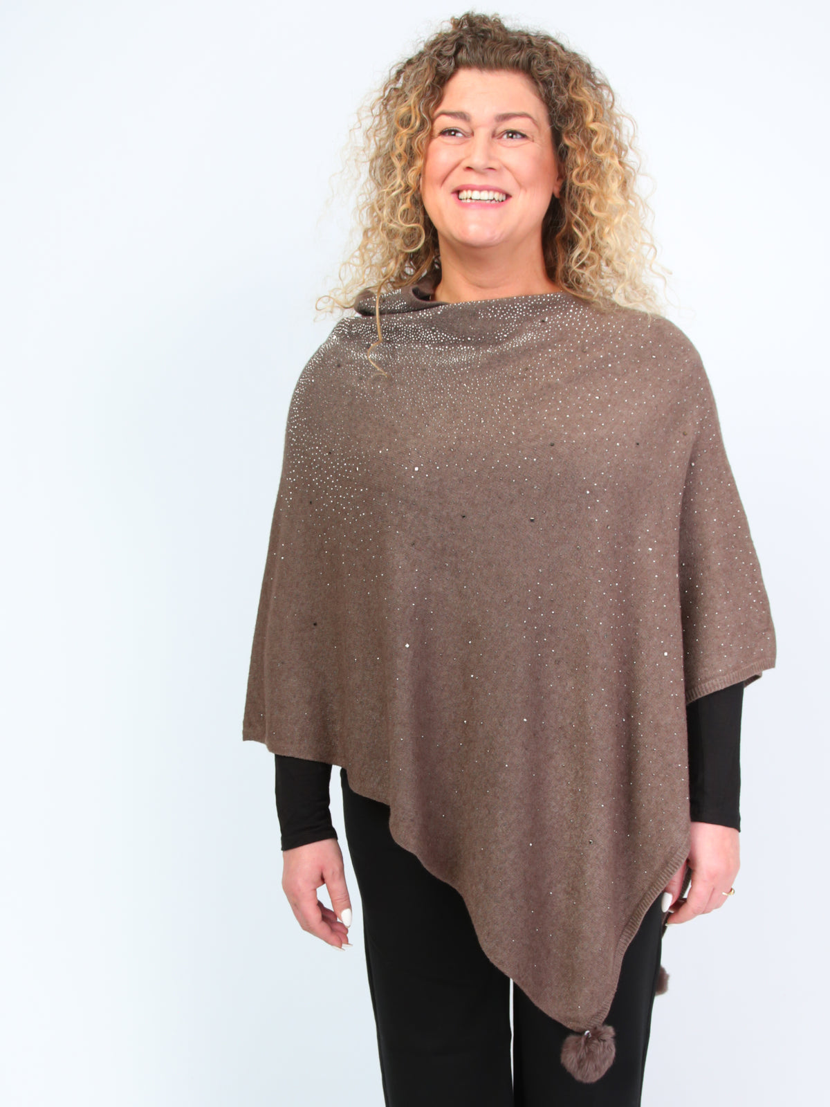 Krone 1 poncho with bling