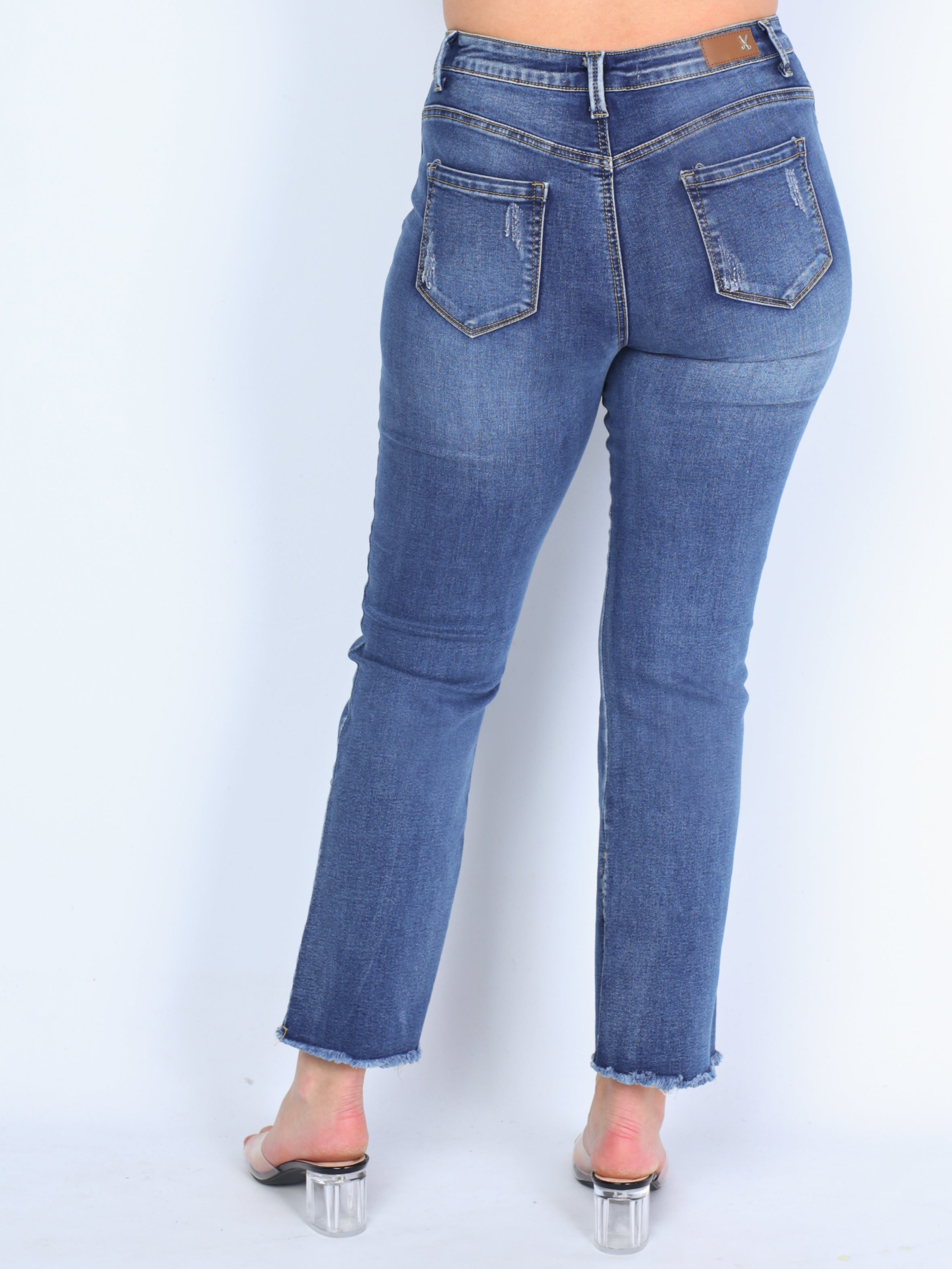 Jeans with ripstops