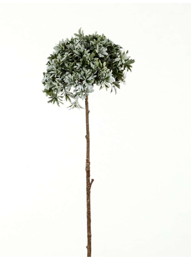 Teeblatt-Zweig, 93 cm, griin-betaut