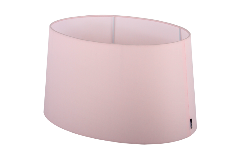 Standing lampshade Pink oval 25 cm