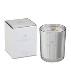 Scented candle silver D10xH12cm 80 hours