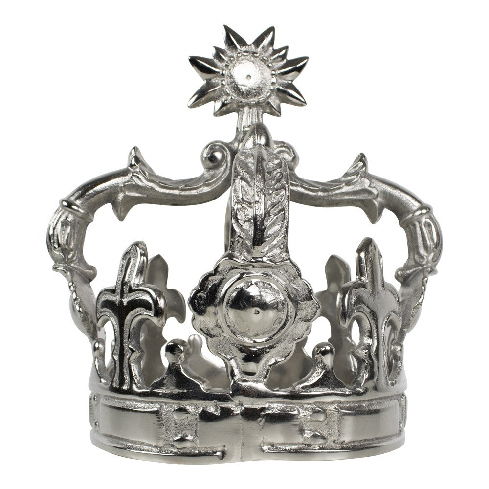 Silver aluminum crown 19x19x29cm