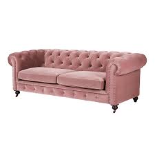 3-seater sofa Speranza roze velvet
