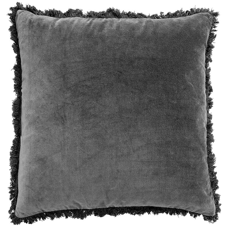 GRAY FRINGE 60 X 60 CM