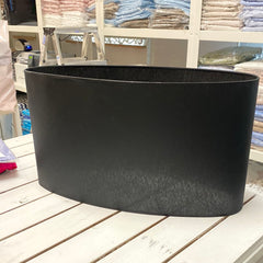 Oval lampshade black