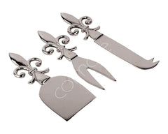 Cheese knives SET/3 lily 17x15x2cm