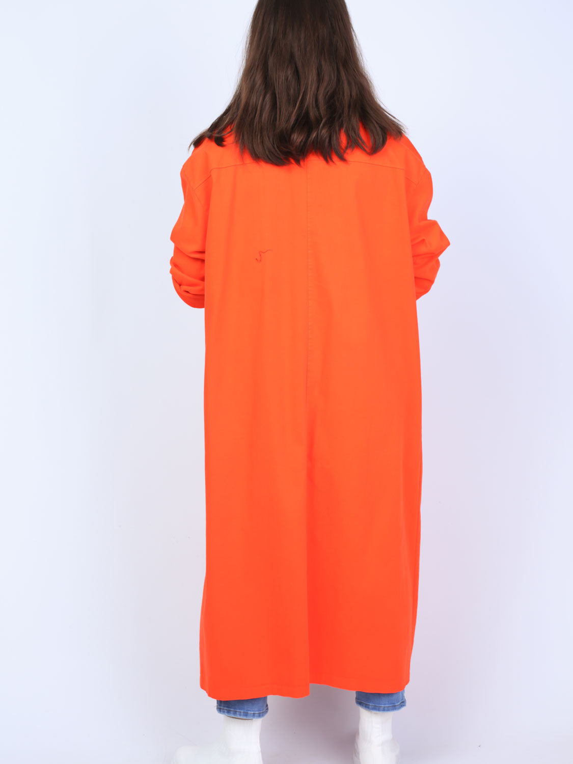Long coat with buttons