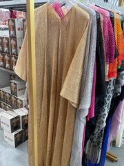 Lang strand kimono glimmer -