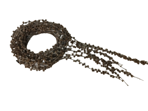 Artichoke wreath with artichoke tails