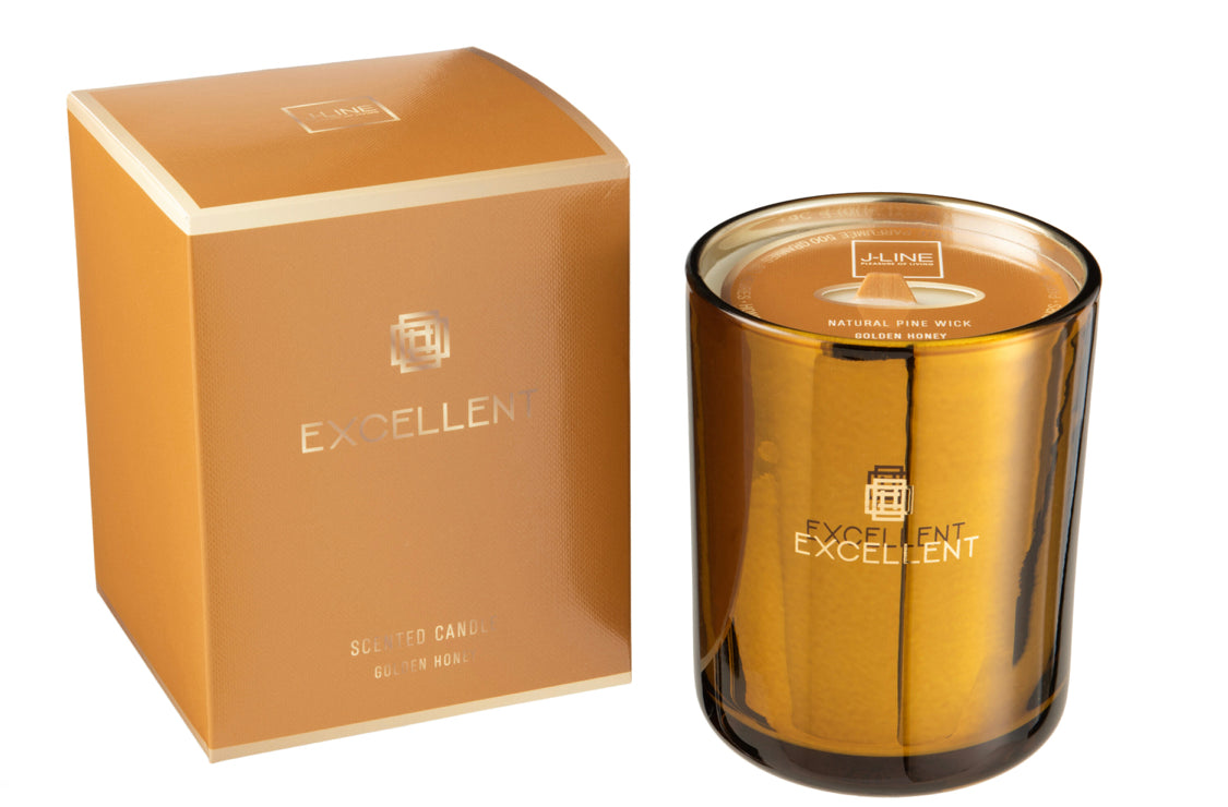 Scented candle gold