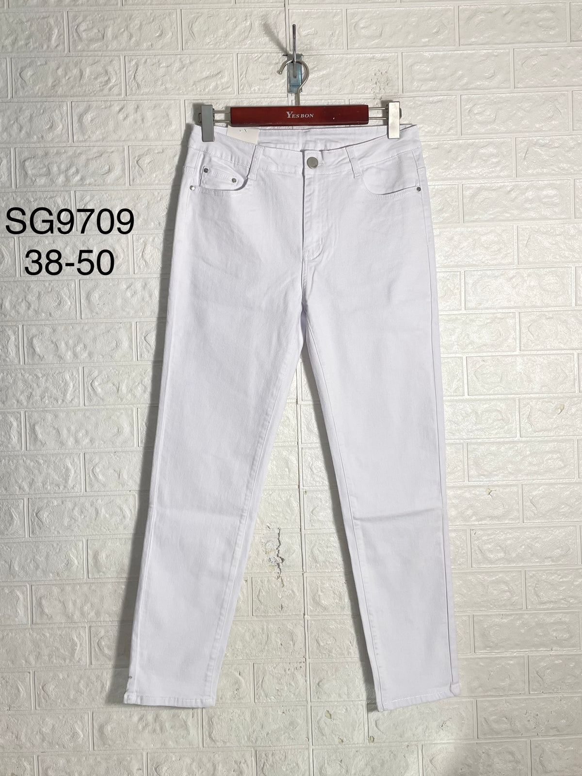 Klassiske hvide jeans