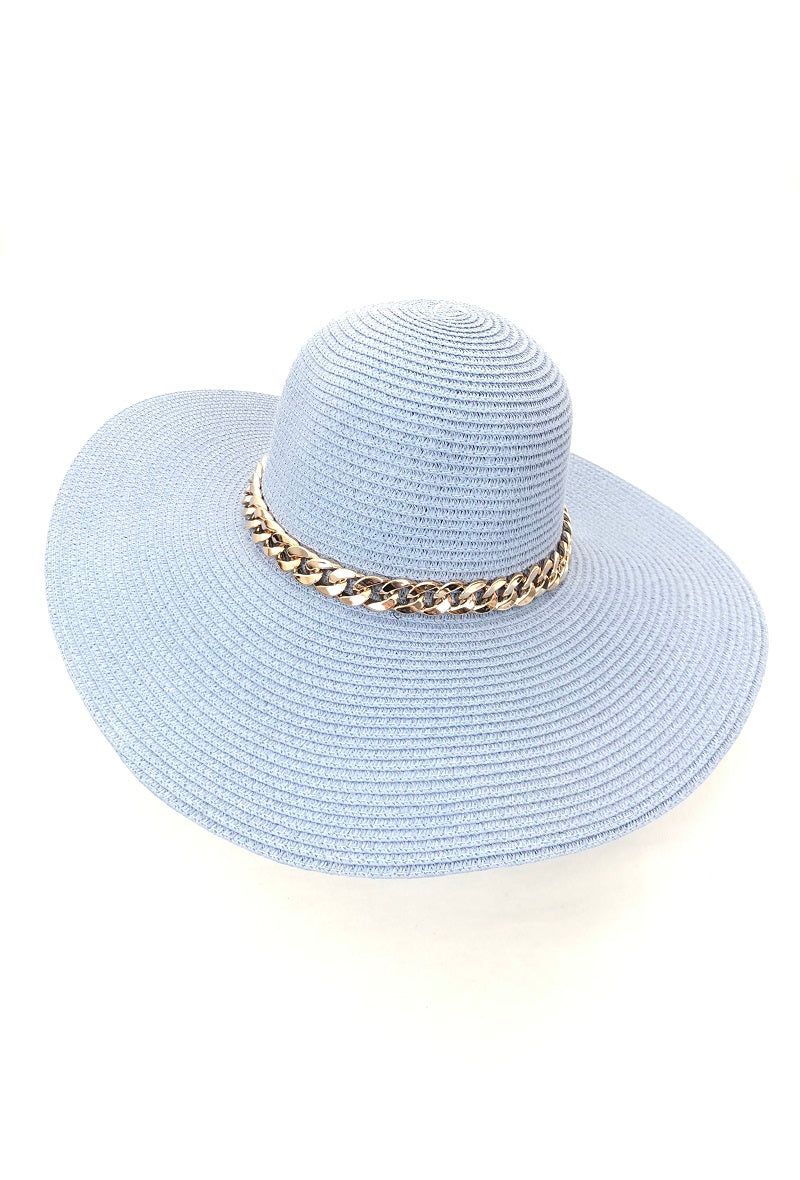 Sun hat with chain