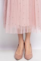 Tulle skirt with bling