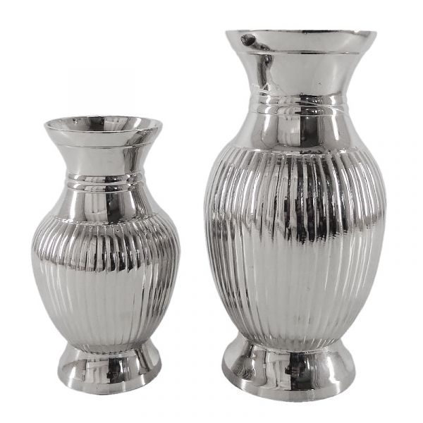 Vase 8x8x16cm 7x7x12cm Small (Set Of 2)