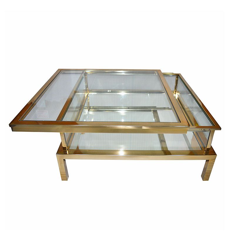 Coffee Table IOOx100x40cm With Clear Glass