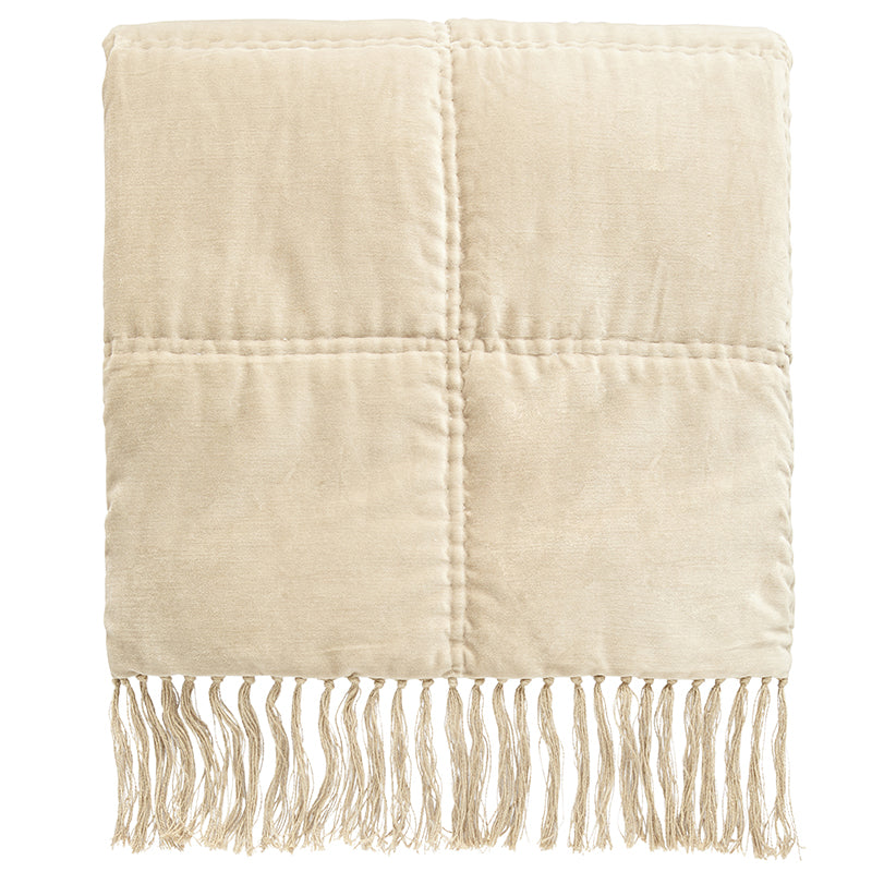 SAND VELVET BED SPREAD