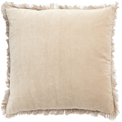 TRUE VELVET FRINGE CUSHION