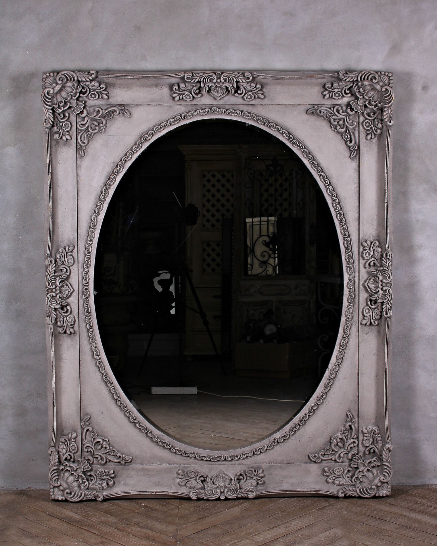 Mirror, Incredibly Beautiful, Color - Antique Gray