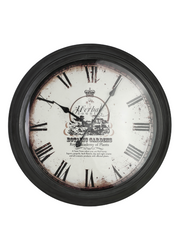 Gray wall clock French style D68cm