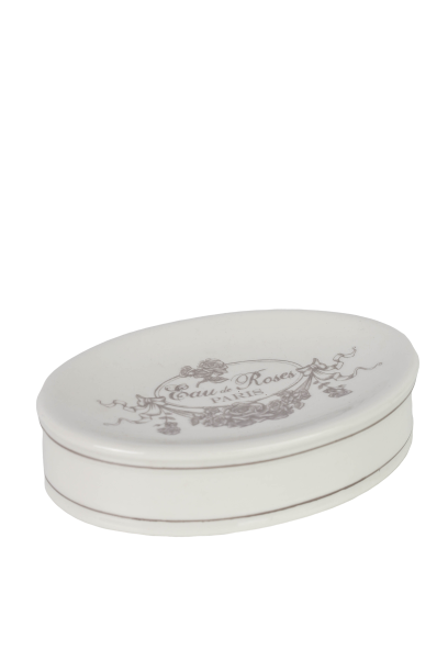 Soap container paris cream-colored L15,5cm W10cm